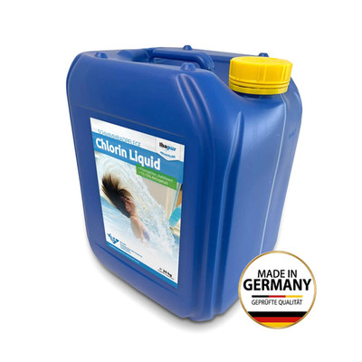 25 kg IBA Chlorin Liquid Flüssigchlor stabilisiert 13% Aktivchlor Pool Chlor DIN