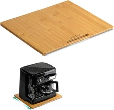 Bamboo Appliance Slider, Sliding Tray Wide - Large (13"D x 16"W) 