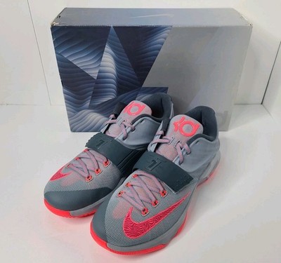 NIKE KD VII 7 GS SZ 10M KEVIN DURANT CALM BEFORE STORM HYPER PUNCH 653996-060