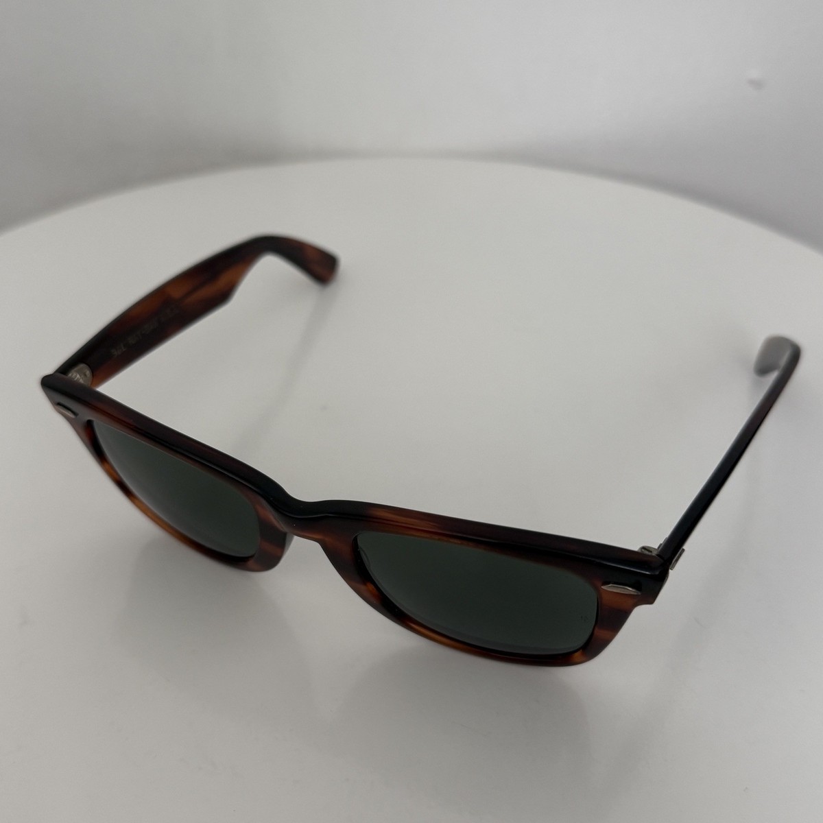 Vintage B&l Ray-Ban L2052 Xqas G15 UV Mock Tortoise Wayfarer 5022