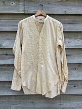1920s Men  s Cotton Silky Striped Dress Shirt Vintage Phillips Jones Small