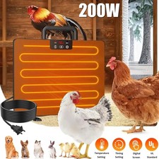 Chicken Coop Heater Radiant Chicken Heater for Inside Coop 200W Adjustable Temp