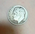 1951 D Roosevelt Dime 90% Silver Very Fine Coin. Perfect Condition