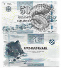 Denmark / Faroe Islands 50 kronur 2011 P29 UNC
