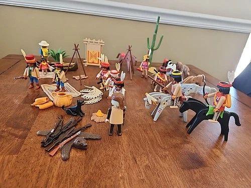 Replacement Parts for VTG Playmobil Native American Indian Village