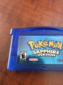 Pok&eacute;mon Sapphire Version Nintendo Game Boy Advance Authentic, Tested Dry Battery