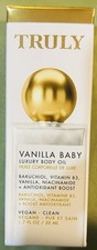 Truly Vanilla Baby Luxury Body Oil 1.7 fl oz Full Size