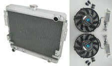 62MM Aluminum Radiator fans For 1974-1978 Ford Mustang II V8 5.0L 302 74 75...