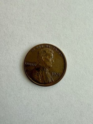 1979 Penny, No Min Mark, Rare Multiple Die-Cut Rim Errors 