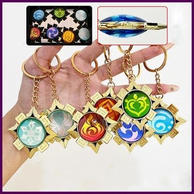 Natlan Visions Keychains Anime Impact Fontaine Clear Eye Of God Symbol