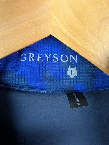NWOT GREYSON Golf Yukon X-Lite Insulated Puffer Vest Jacket Sz L Men's Navy image 4