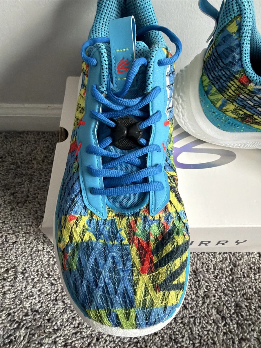 Under Armour Curry Flow 10 x Sour Patch Kids Blue 2022 for sale | eBay