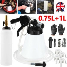 1L Brake & Clutch Bleeder Bleeding Vacuum Pump Kit Pneumatic Fluid Bottle Tool