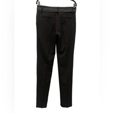 Dolce & Gabbana Woman’s black dress pants with a contrasting waistband 44