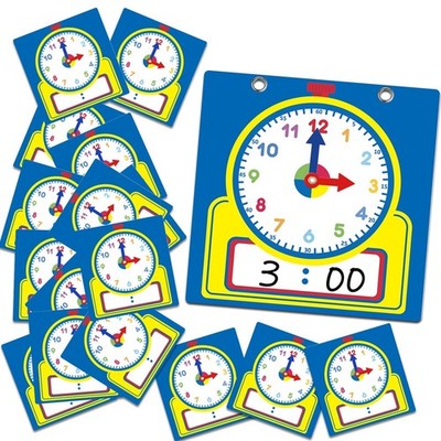 Junkin 25 Pcs Teaching Clock Kit, Learning Clocks for Kids Learning Time with...