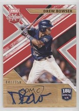 2019 Elite Extra Edition 18U National Team Signatures Red Drew Bowser Auto 5w0
