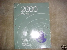 2000 Mercury Villager Factory Original Wiring Diagrams