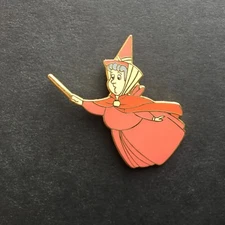 Flora Fairy from Sleeping Beauty Very RARE and Hard to Find - Disney Pin 1043
