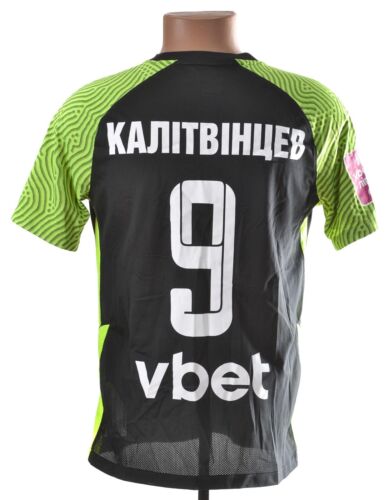 OLEKSANDRIA UKRAINE MATCH WORN 2022/2023 AWAY FOOTBALL SHIRT M #9 KALITVINTSEV