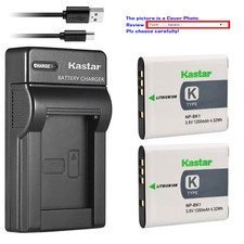 Kastar Battery Slim USB Charger for Sony NP-BK1 BC-CSK Sony Cyber-shot DSC-W180