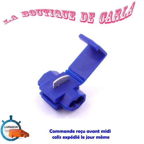 Lot De 1 à 50 Raccords électriques Instantanés (quick-lock) - Cosses Rapides Pour Câblage