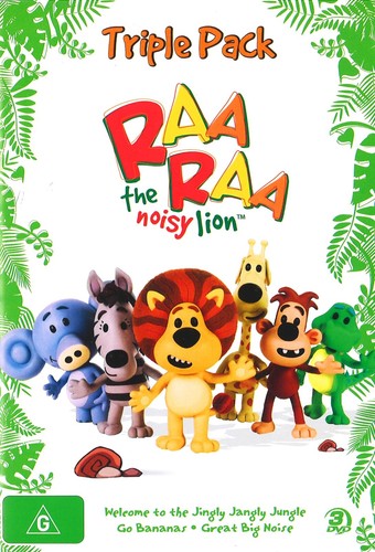 171A NEW SEALED Region 4 DVD RAA RAA THE NOISY LION TRIPLE PACK | eBay ...