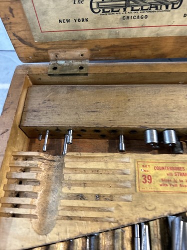CLEVELAND TWIST DRILL Counterbores & Spot Facers 1/4-1" Set MISSING PIECES (SW4) - Picture 9 of 15