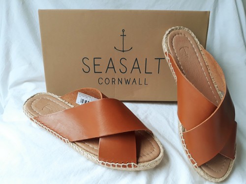 NEW Seasalt Tan Sandal - Size 4 (EUR37) - Brown Little Porth Slider RRP£55 - Picture 4 of 20
