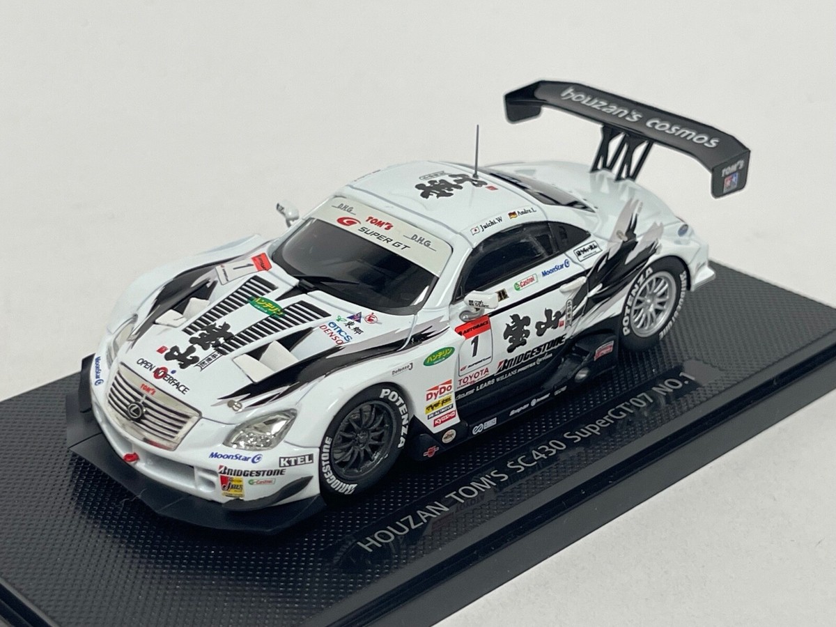 1/43 Ebbro Houzan Tom's Lexus SC 430 JGTC 2007 car #1 #907 CS1046