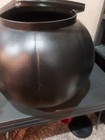 HUGE Black Plastic Halloween Pumpkin Candy Pail Bucket Blow Mold 12.25"x15.5" — photo 9