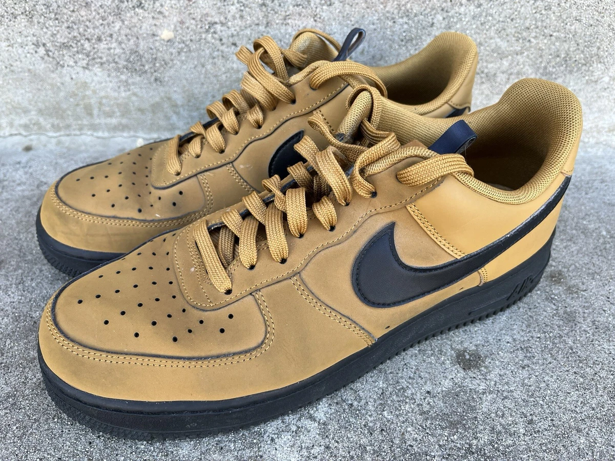 Nike Air Force 1 Low Wheat Black Men s Size 9 BQ4326 700 eBay