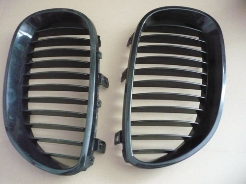 Kühlergrill SET Schwarz Grill passend für BMW 5er E60 E61