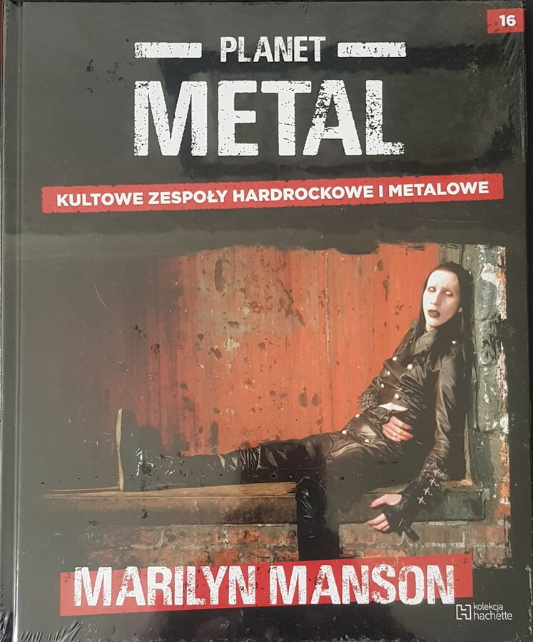 Polish book MARILYN MANSON Planet Metal polska ksiazka Hardcover 2023 NEW