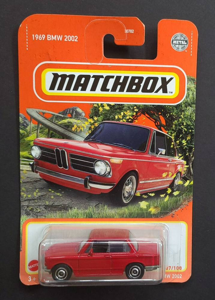 2022 Matchbox 1969 BMW 2002, Red Collector Number 87