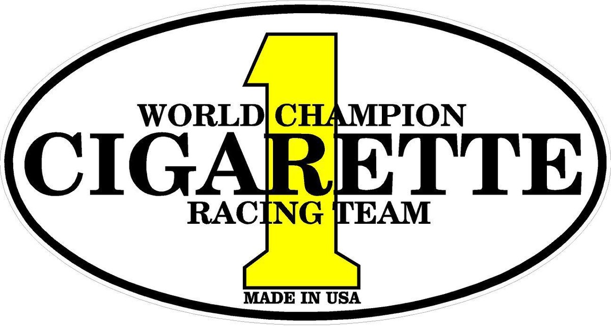 cigarette racing logo #G122 Cigarette Boat Decal Sticker Fully Laminated Vinyl Top Gun Marauder
