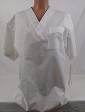 Designer Scrubs By Crest Style 3124 White Size Medium 355G