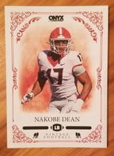 Nakobe Dean RC 2022 Onyx Vintage Rookie Football Card