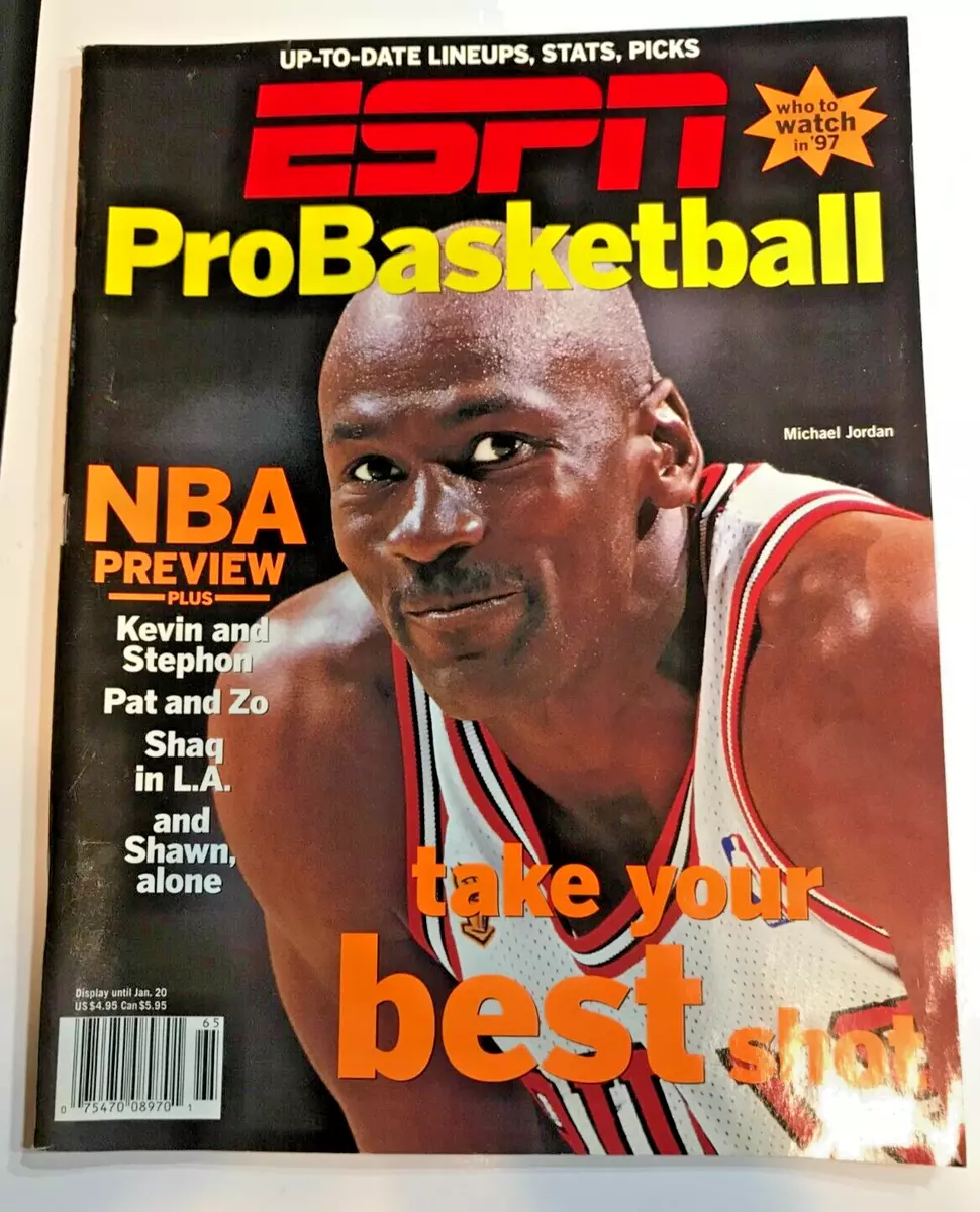 Magazine 1996 MICHAEL JORDAN ESPN PRO BASKETBALL MAGAZINE MINT