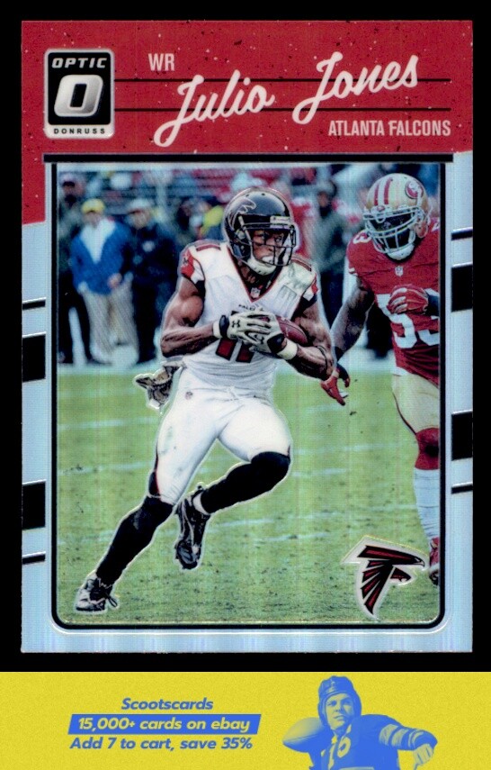 2016 Donruss Optic Julio Jones  Holo  #6 Atlanta Falcons