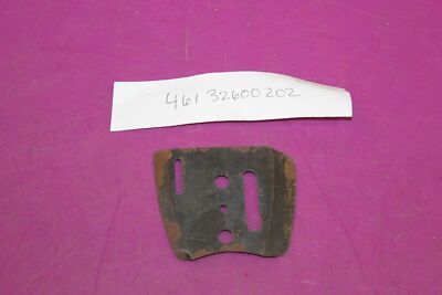 NOS Tanaka Plate, Gude A. Part 46132600202. Acquired from a closed dealership.