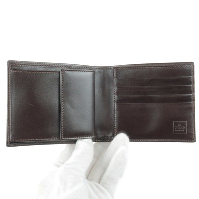 FENDI Zucca Bi Fold Wallet Khaki Black Canvas Leather 01445  display picture 1