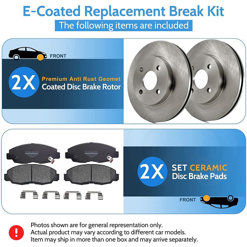 294mm Front Brake Rotors + Ceramic Pads for 2007 2013 2014 2015 Mini