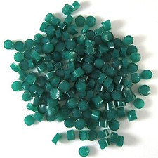 Teal Green Dots D0144 COE 90 Glacial Art Glass Fusing Supplies