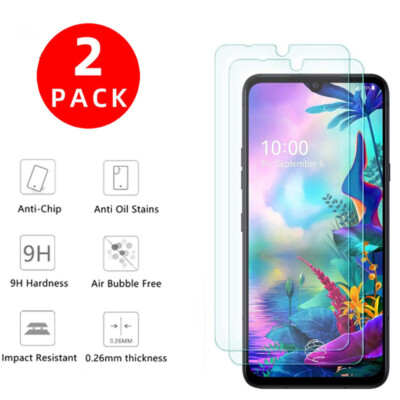 2x Premium Tempered Glass Screen Protector For LG G8X ThinQ