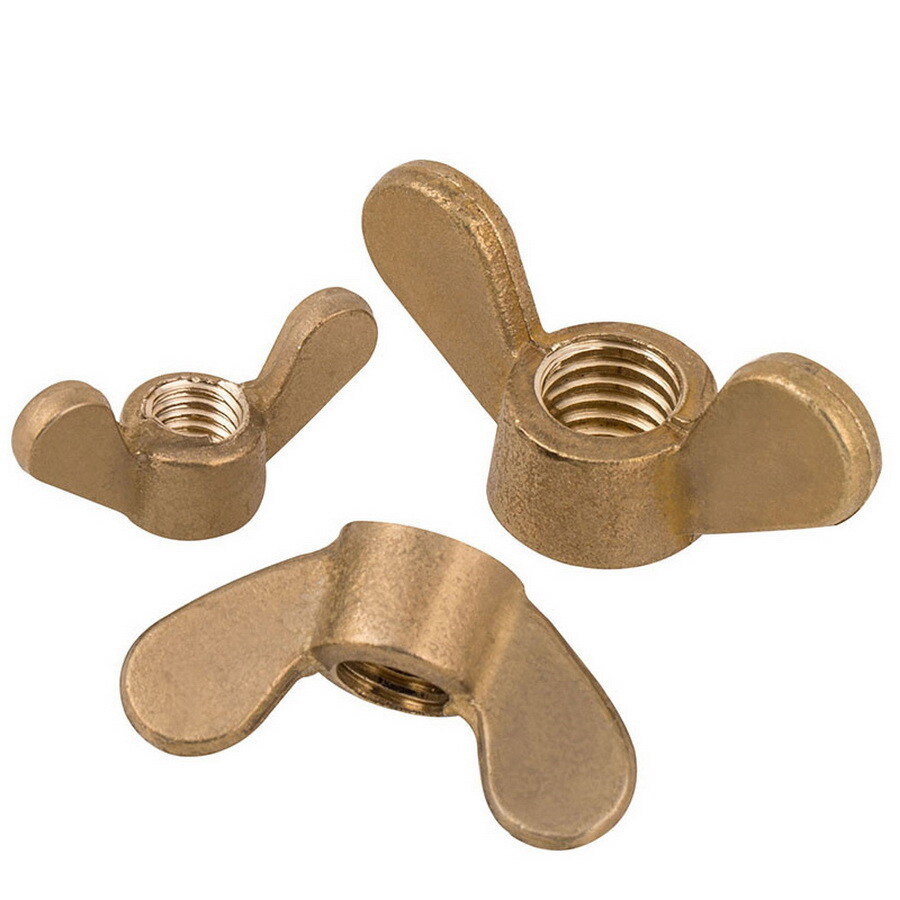 Solid Brass Wing Nuts Butterfly Nut M3 M4 M5 M6 M8 M10 M12 M14 M16