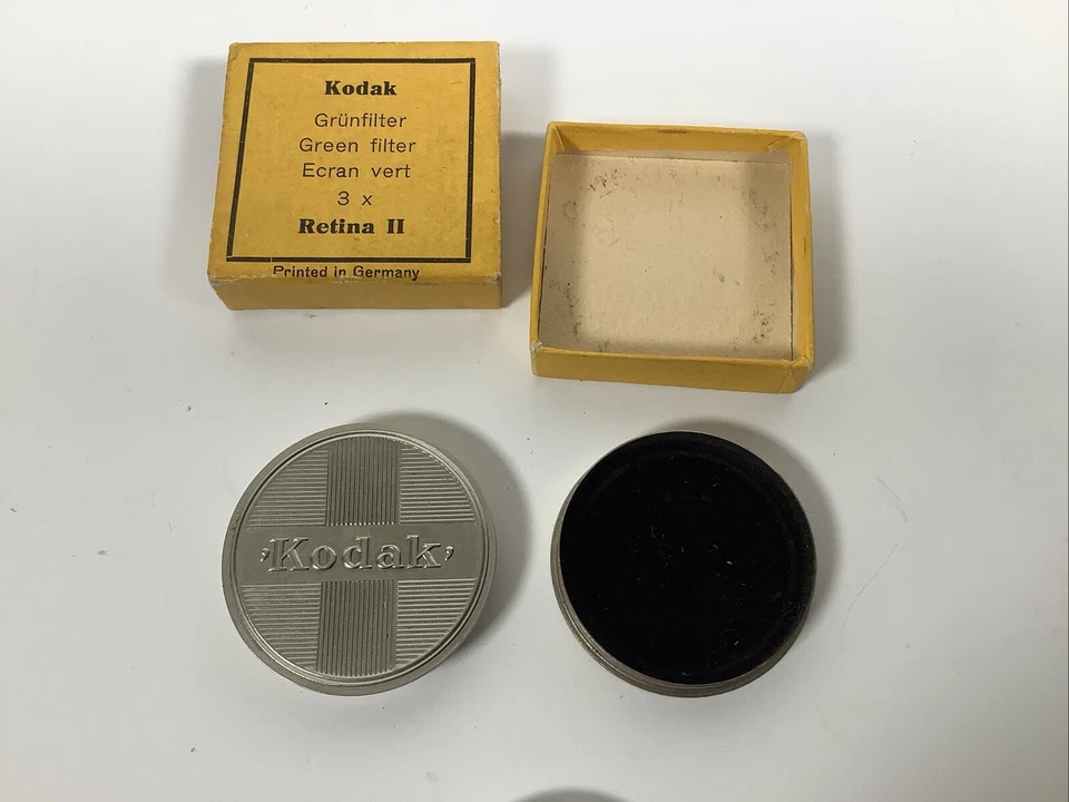 VINTAGE KODAK RETINA II GREEN FILTER 3X WITH METAL CASE MADE IN GERMANY - Image 4 of 4
