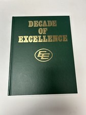 1980 Edmonton Eskimos (Elks) Decade Of Excellence Book ESP 