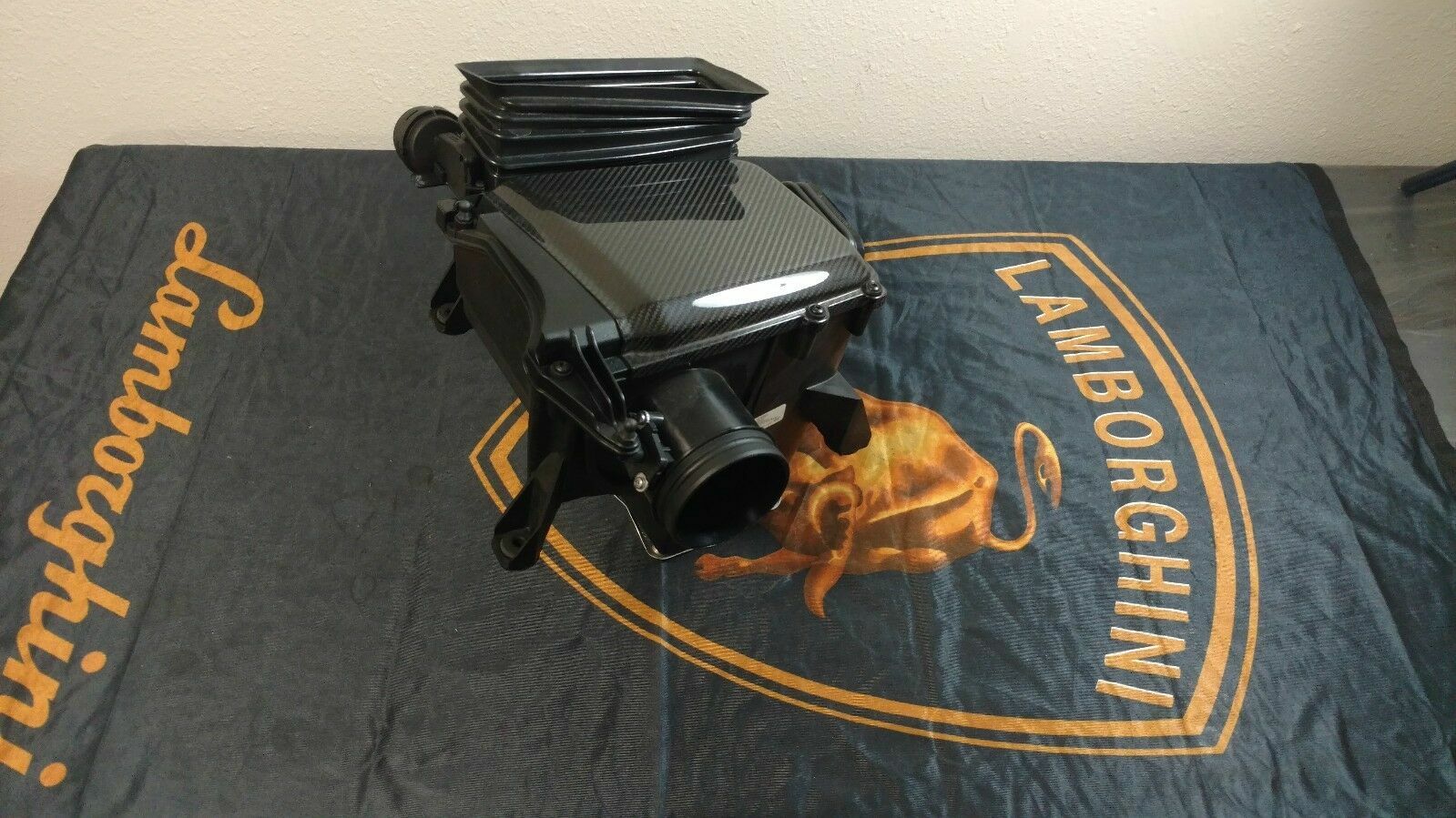 AUDI R8 REAR AIR INTAKE BOX CARBON FIBER OEM 4S0133837P