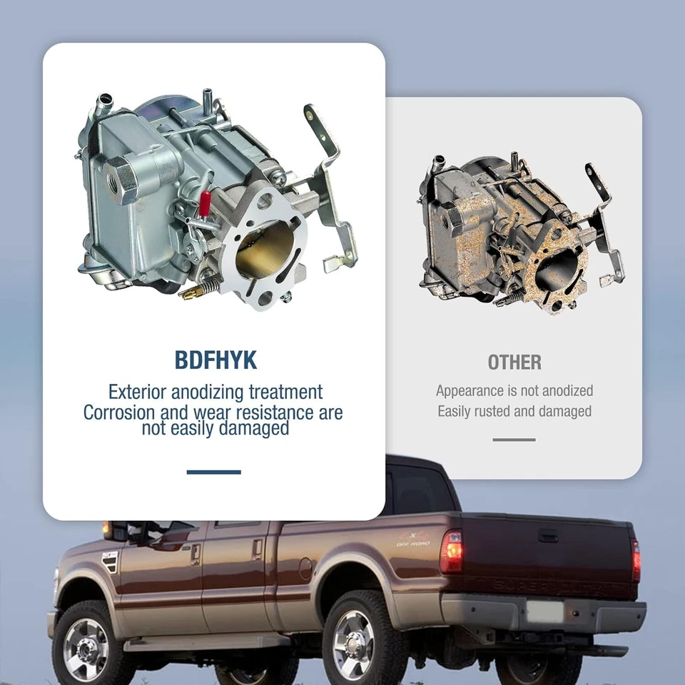 Новый Rochester 1 барр. 213 карбюратор Chevy & GMC 250 292 с дросселем 1970-74 C10 230 - Изображение 4 из 4