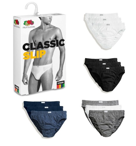 12 Paia Uomo Fruit of the Loom Slip Classici / Slip Mutande | eBay